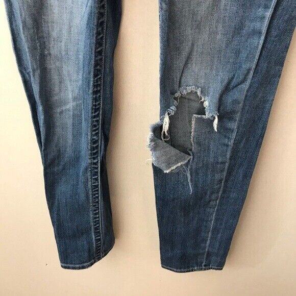 Kut From The Kloth Stevie Ankle Skinny Distressed Womens Size 2/26 - Picture 3 of 7